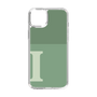 Slim Protection Case［ Original - initial two tone - I green ］