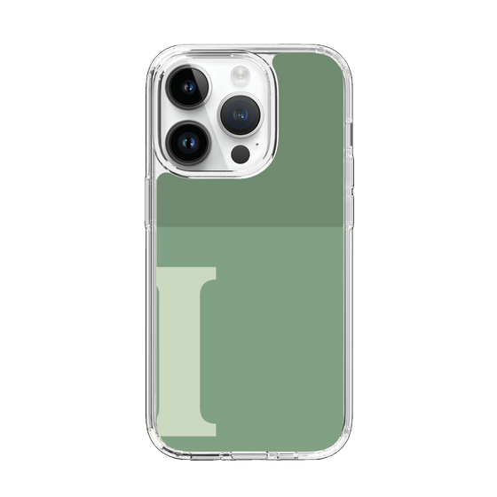 Slim Protection Case［ Original - initial two tone - I green ］