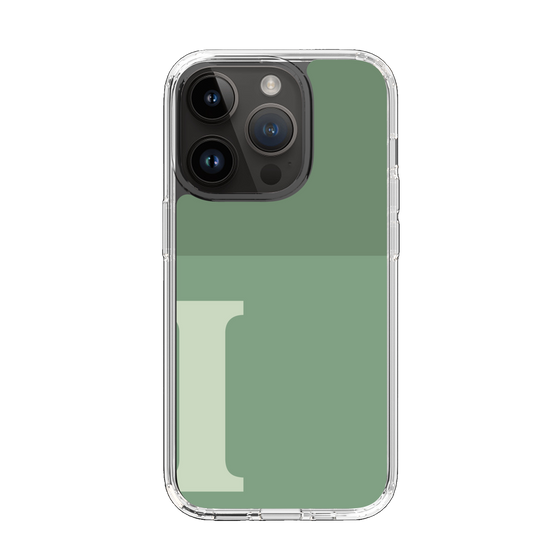 Slim Protection Case［ Original - initial two tone - I green ］