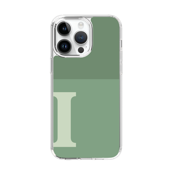Slim Protection Case［ Original - initial two tone - I green ］