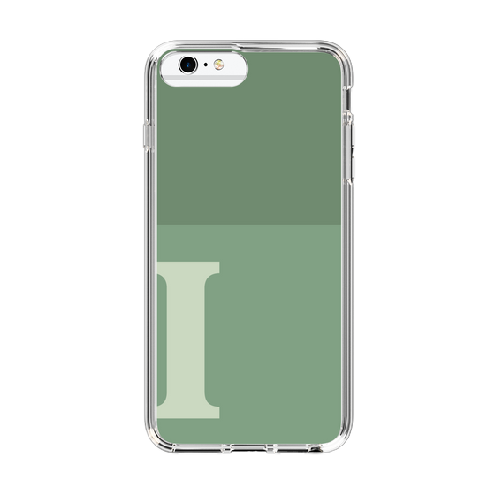 Slim Protection Case［ Original - initial two tone - I green ］