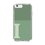 Slim Protection Case［ Original - initial two tone - I green ］