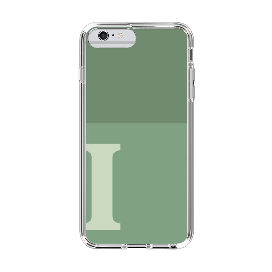 Slim Protection Case［ Original - initial two tone - I green ］