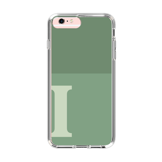Slim Protection Case［ Original - initial two tone - I green ］