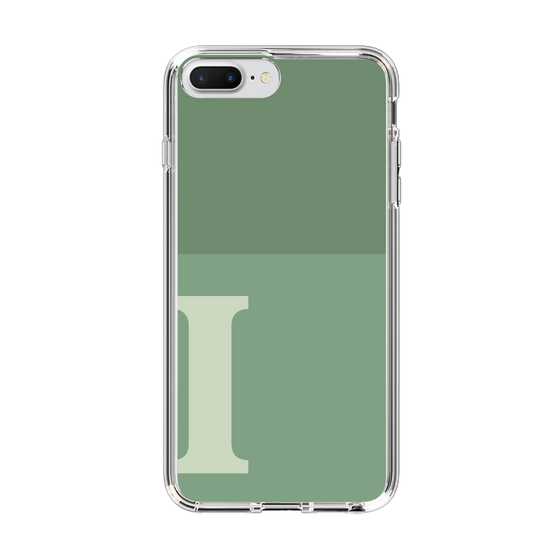 Slim Protection Case［ Original - initial two tone - I green ］