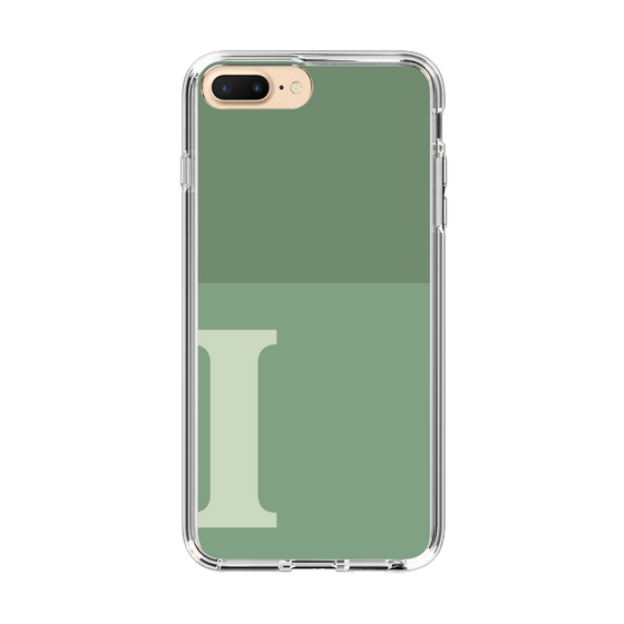 Slim Protection Case［ Original - initial two tone - I green ］