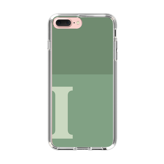 Slim Protection Case［ Original - initial two tone - I green ］