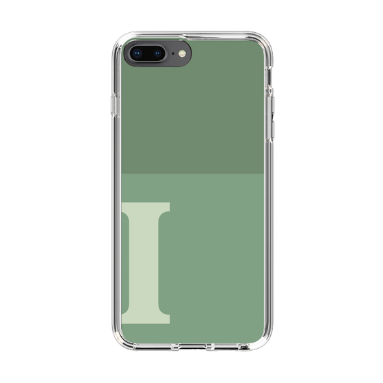 Slim Protection Case［ Original - initial two tone - I green ］