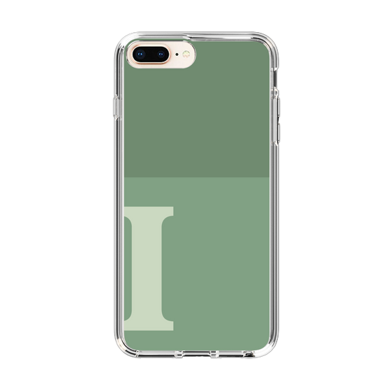 Slim Protection Case［ Original - initial two tone - I green ］