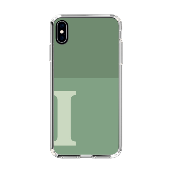 Slim Protection Case［ Original - initial two tone - I green ］