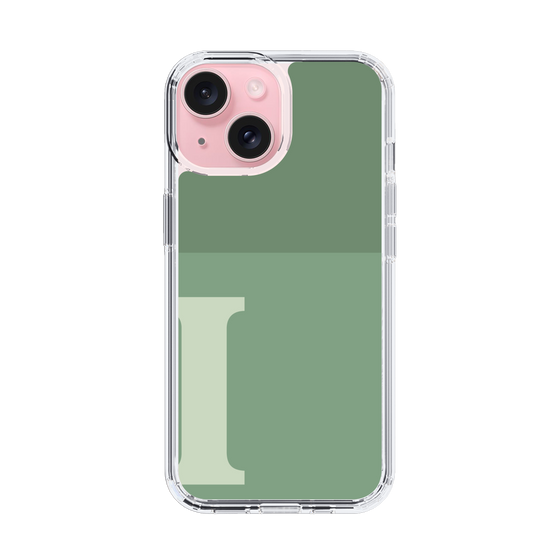 Slim Protection Case［ Original - initial two tone - I green ］