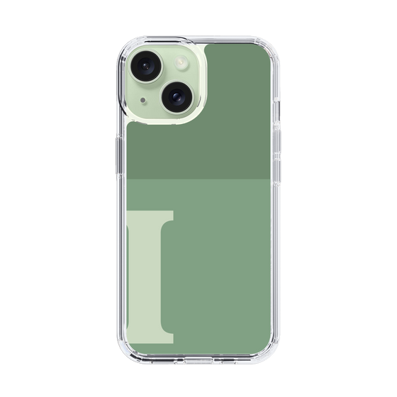 Slim Protection Case［ Original - initial two tone - I green ］