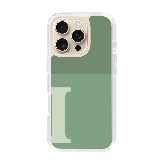 Slim Protection Case［ オリジナル - initial two tone - I green ］