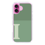 Slim Protection Case［ オリジナル - initial two tone - I green ］