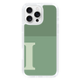 Slim Protection Case［ オリジナル - initial two tone - I green ］