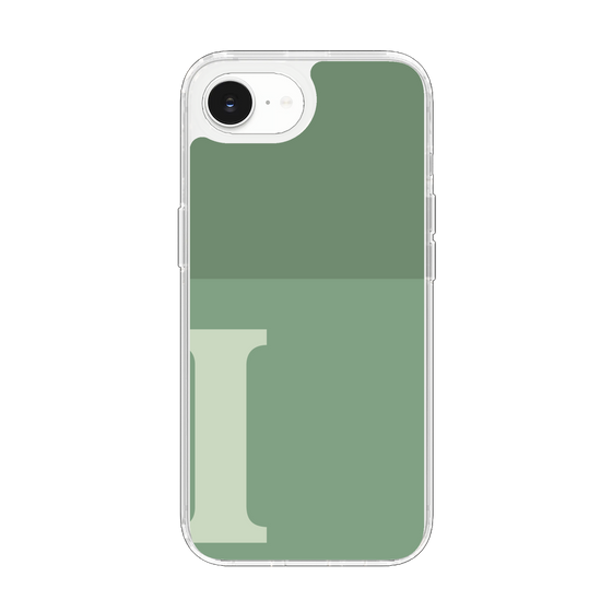 Slim Protection Case［ Original - initial two tone - I green ］