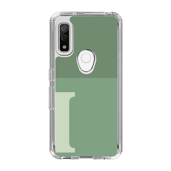 Slim Protection Case［ Original - initial two tone - I green ］
