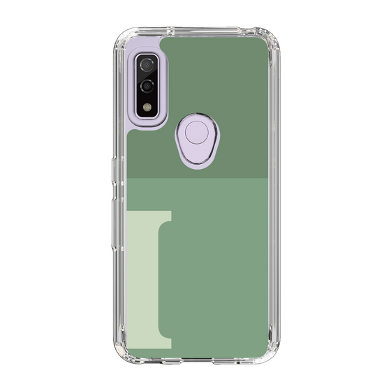 Slim Protection Case［ Original - initial two tone - I green ］