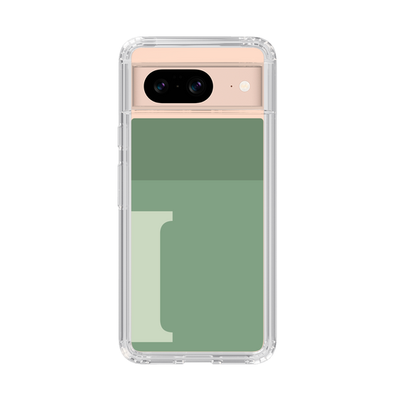 Slim Protection Case［ Original - initial two tone - I green ］