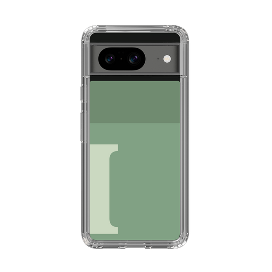 Slim Protection Case［ Original - initial two tone - I green ］