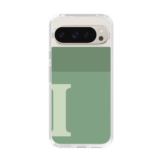 Slim Protection Case［ Original - initial two tone - I green ］