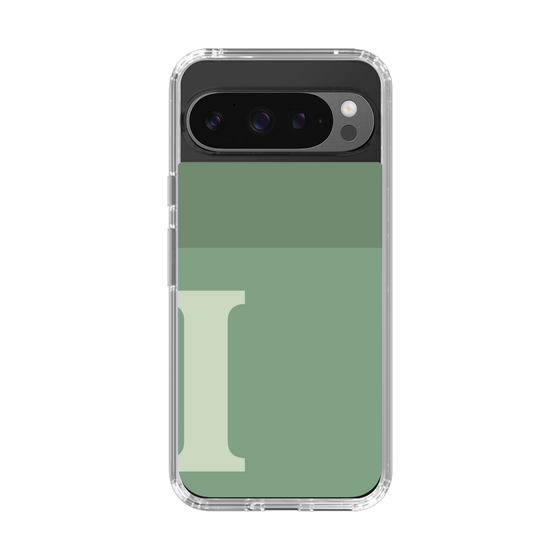 Slim Protection Case［ Original - initial two tone - I green ］