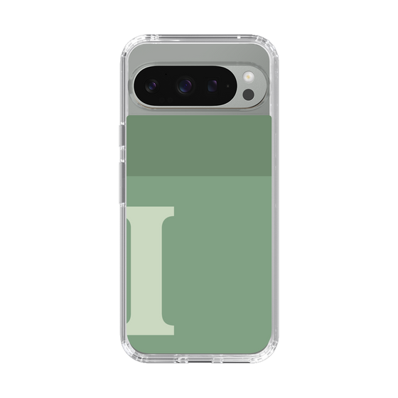 Slim Protection Case［ Original - initial two tone - I green ］