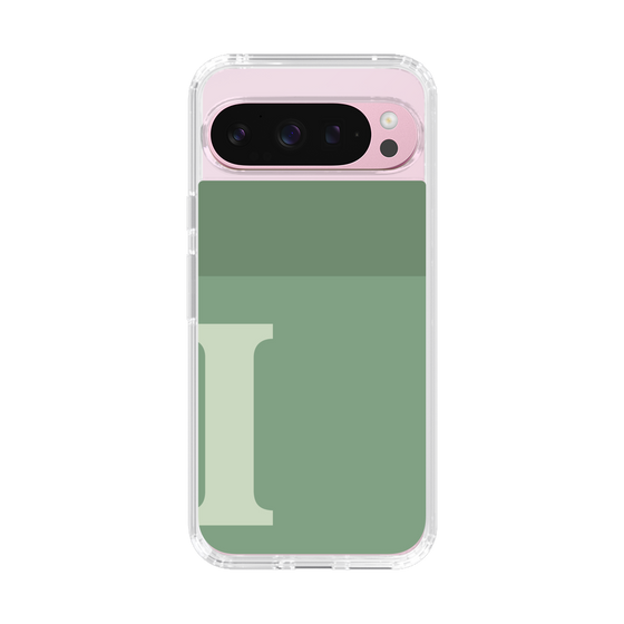 Slim Protection Case［ Original - initial two tone - I green ］