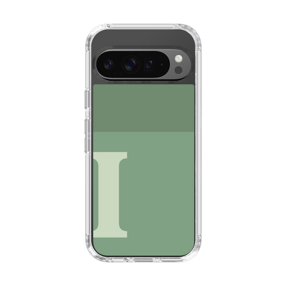 Slim Protection Case［ Original - initial two tone - I green ］