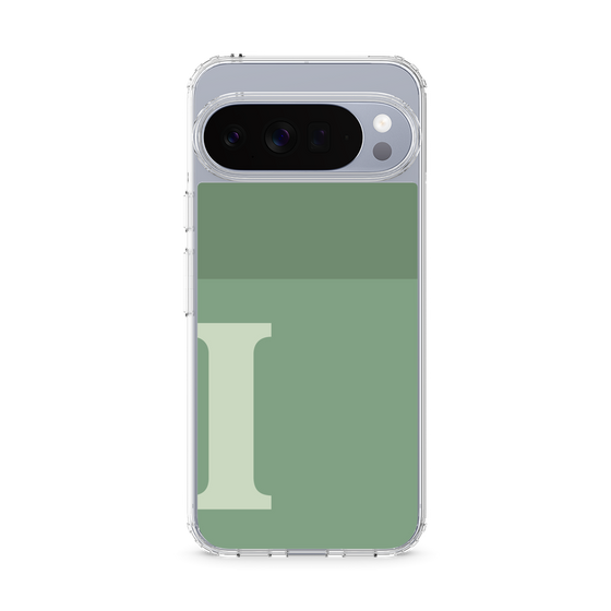 Slim Protection Case［ Original - initial two tone - I green ］