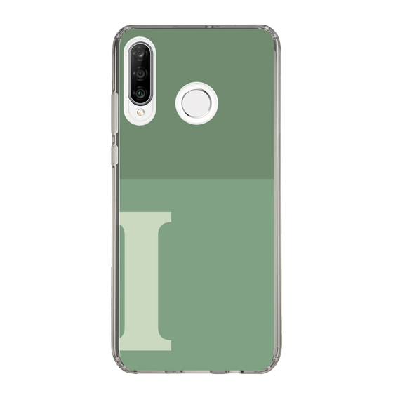 Slim Protection Case［ Original - initial two tone - I green ］
