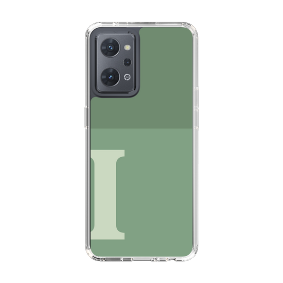 Slim Protection Case［ Original - initial two tone - I green ］