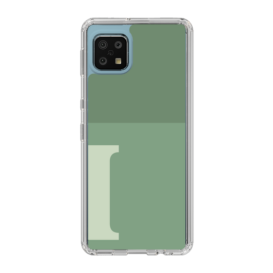 Slim Protection Case［ Original - initial two tone - I green ］