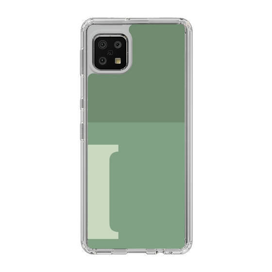 Slim Protection Case［ Original - initial two tone - I green ］
