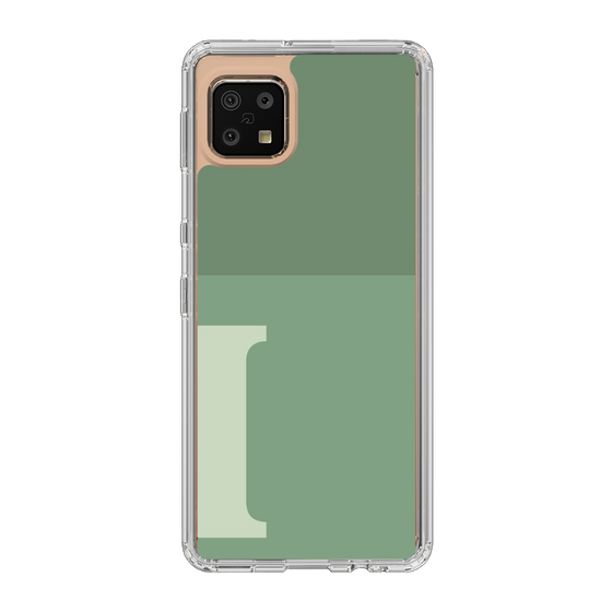 Slim Protection Case［ Original - initial two tone - I green ］