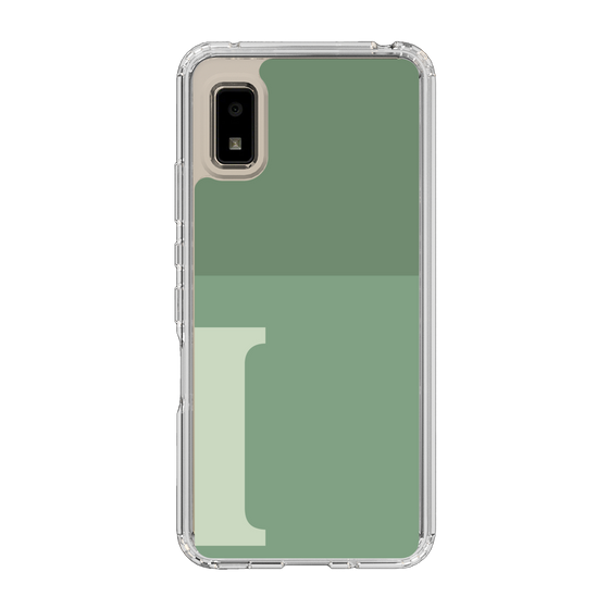 Slim Protection Case［ Original - initial two tone - I green ］