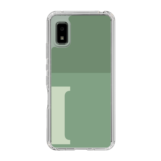 Slim Protection Case［ Original - initial two tone - I green ］