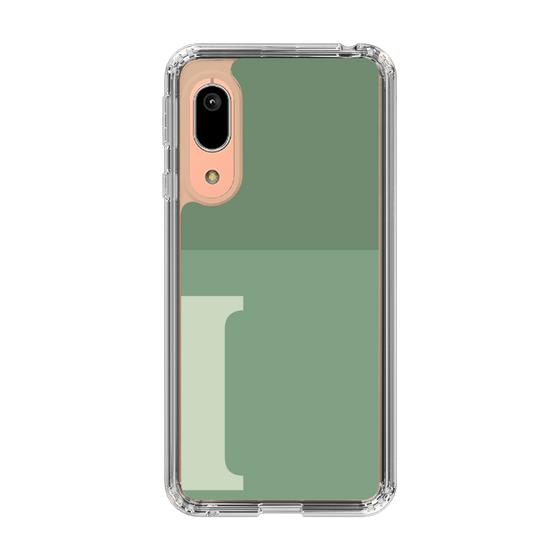 Slim Protection Case［ Original - initial two tone - I green ］