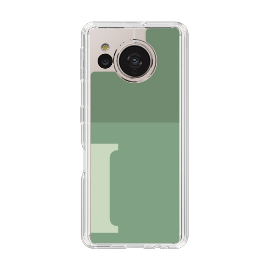 Slim Protection Case［ Original - initial two tone - I green ］