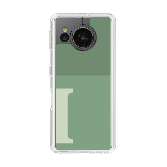 Slim Protection Case［ Original - initial two tone - I green ］