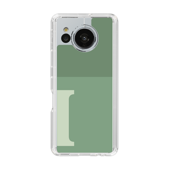 Slim Protection Case［ Original - initial two tone - I green ］
