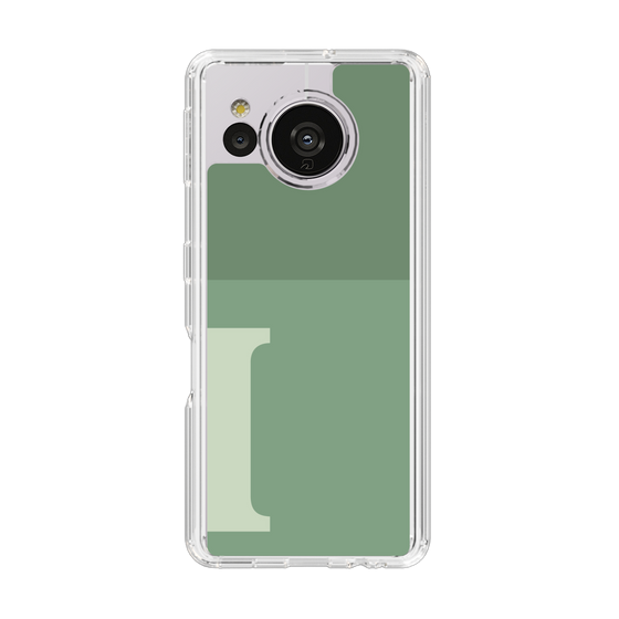 Slim Protection Case［ Original - initial two tone - I green ］