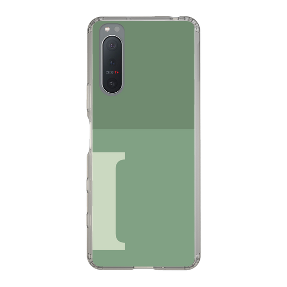 Slim Protection Case［ Original - initial two tone - I green ］