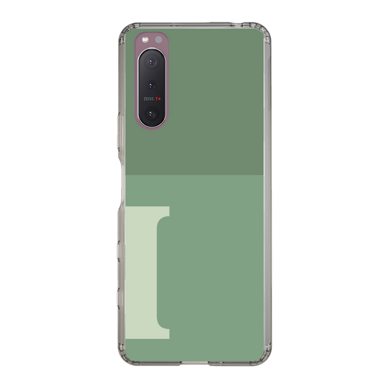 Slim Protection Case［ Original - initial two tone - I green ］