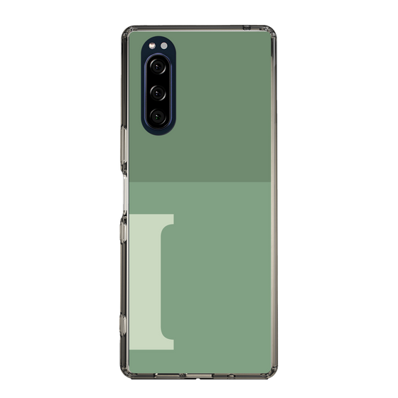 Slim Protection Case［ Original - initial two tone - I green ］