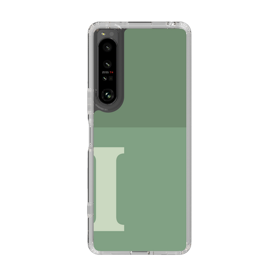 Slim Protection Case［ Original - initial two tone - I green ］