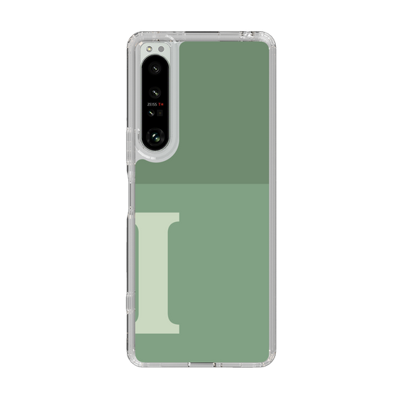 Slim Protection Case［ Original - initial two tone - I green ］