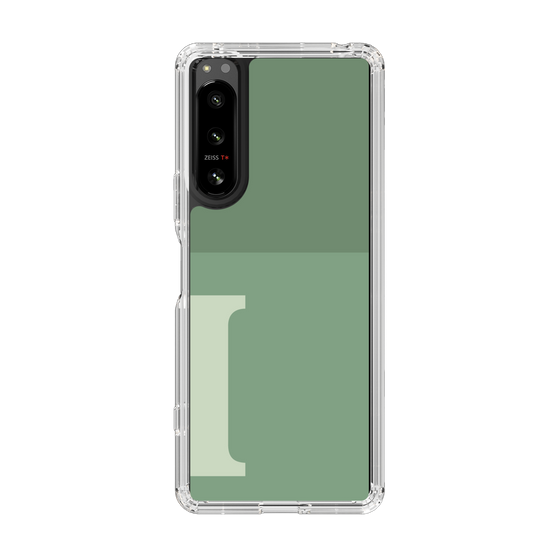 Slim Protection Case［ Original - initial two tone - I green ］