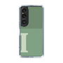 Slim Protection Case［ Original - initial two tone - I green ］