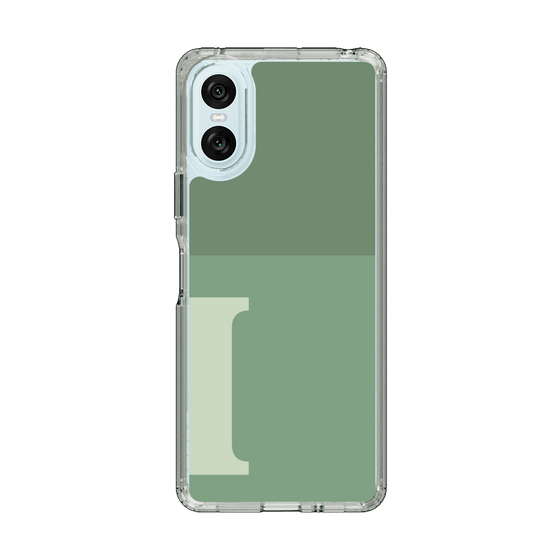 Slim Protection Case［ Original - initial two tone - I green ］
